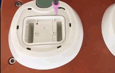 智能水壺蓋涂膠機